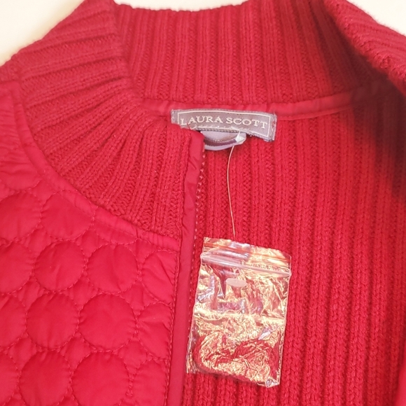 Laura Scott Sweater size S red color Excellent Condition - Picture 8 of 17